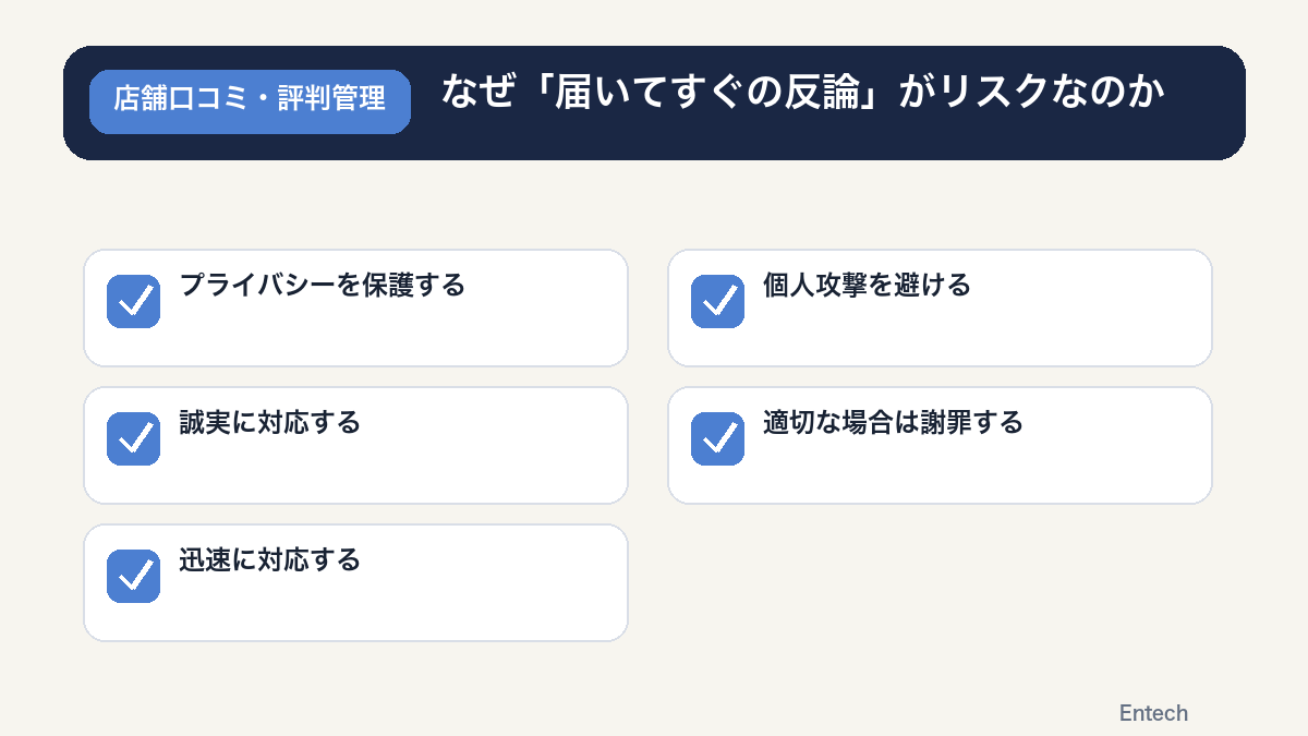 なぜ「届いてすぐの反論」がリスクなのかの図解